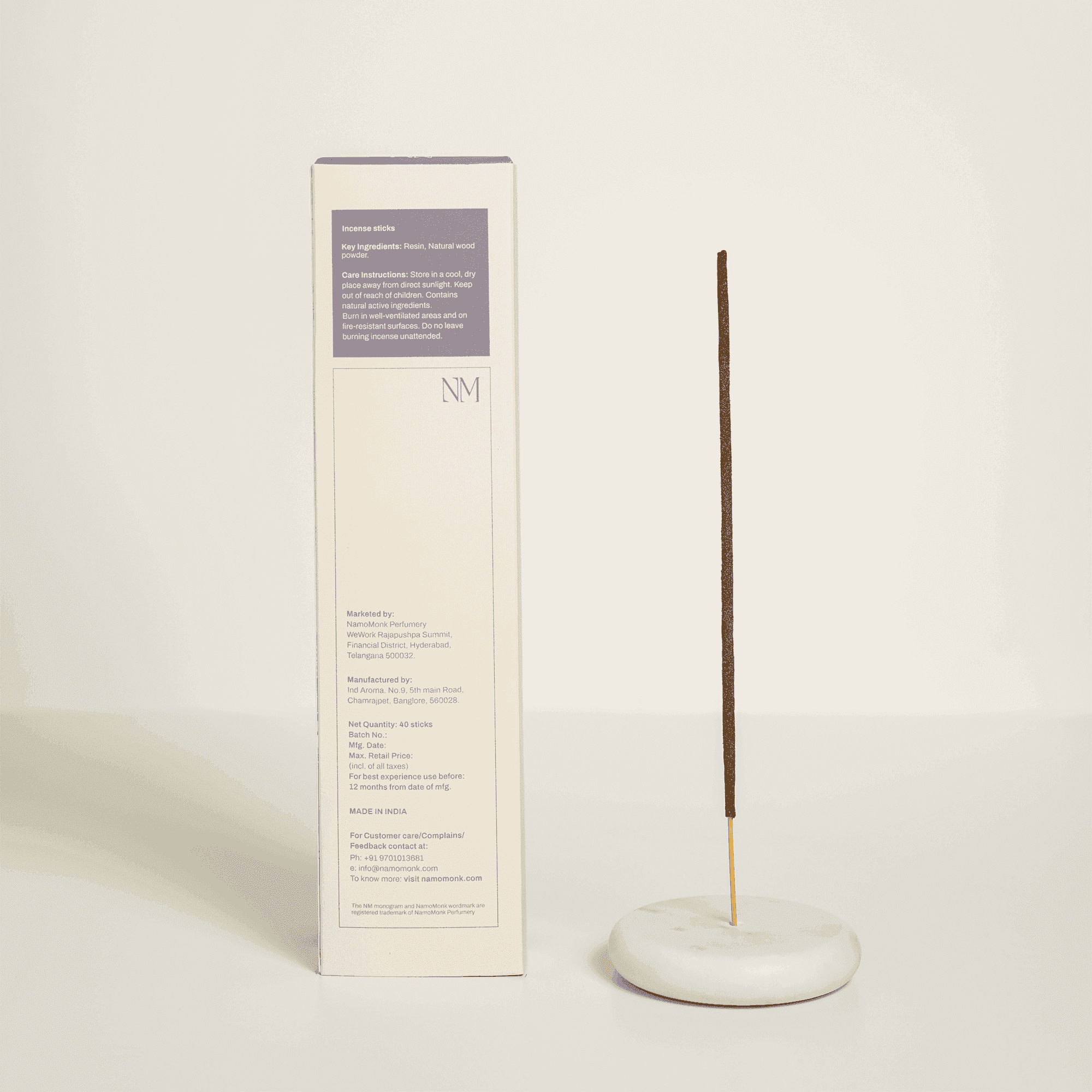 Laivendar . Lavender Incense Sticks - NamoMonk