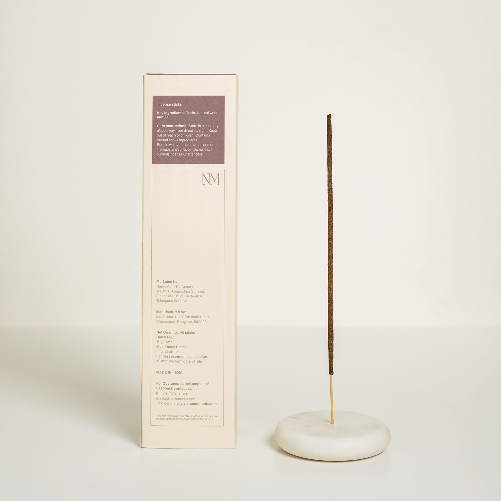 Oudh . Agarwood Incense Sticks - NamoMonk - Incense Sticks