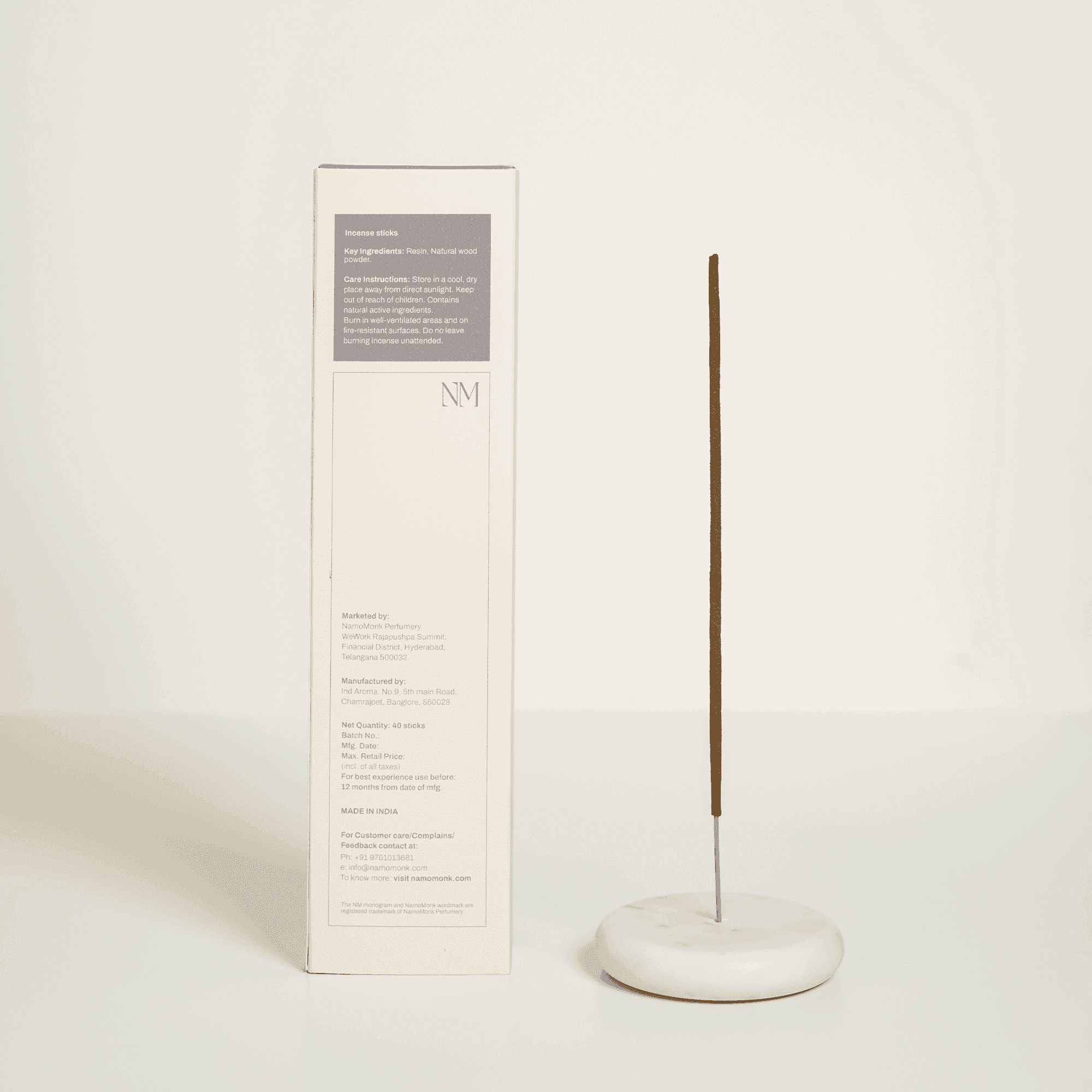 Sambrani . Benzoin Incense Sticks - NamoMonk