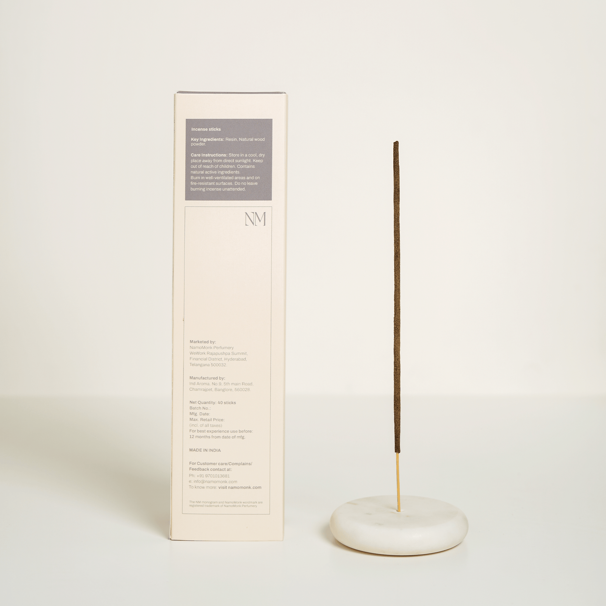 Sambrani . Benzoin Incense Sticks - NamoMonk - Incense Sticks