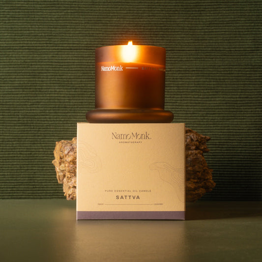 Sattva Essential Oil Candle - NamoMonk