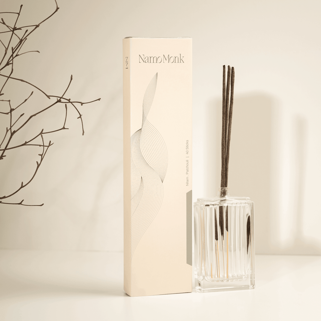 Nilam . Patchouli Incense Sticks - NamoMonk